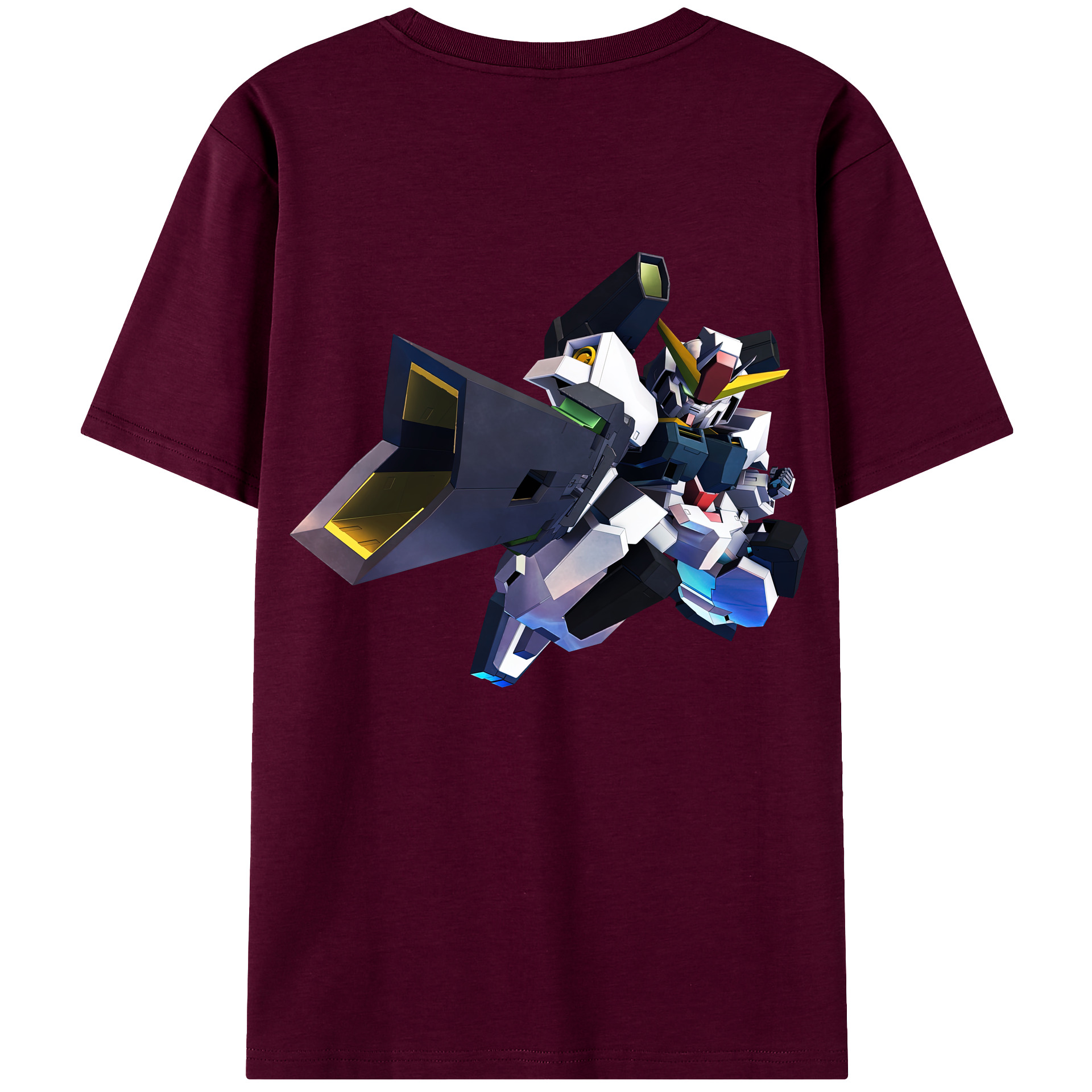 （画像用） 機動戦士ガンダム Mobile Suit Gundam レディース半袖Tシャツ(バックプリント)